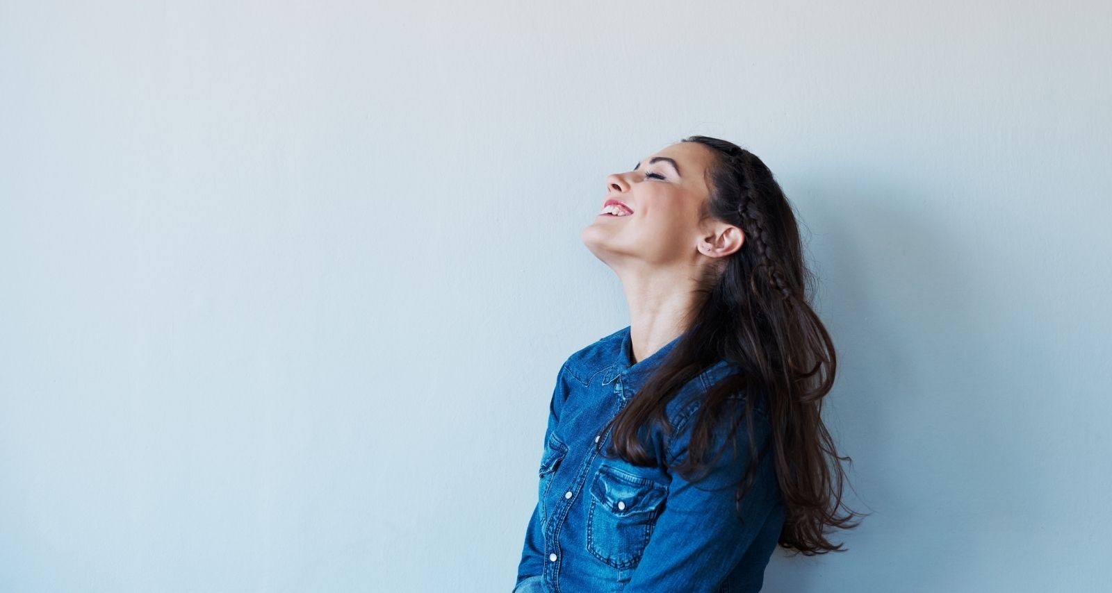 Eine Frau die lächelt 