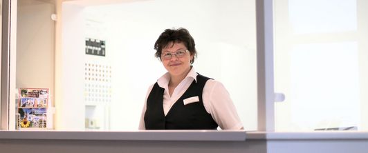 Rezeptionistin in der MEDIAN Psychotherapeutische Klinik Bad Liebenwerda