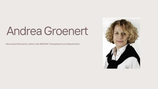 Andrea Groenert leitet das MEDIAN Therapiezentrum Bassenheim Andrea Groenert leitet das MEDIAN Therapiezentrum Bassenheim