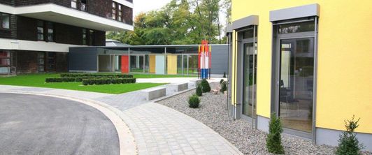 Außenbereich der MEDIAN Klinik Berus - Fachkrankenhaus