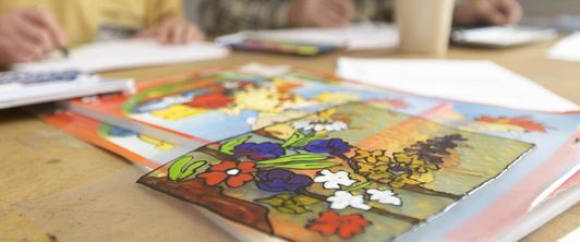 Malereien im MEDIAN Therapiezentrum Haus Werth