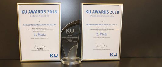MEDIAN Digitalstrategie mit KU Award ausgezeichnet MEDIAN Digitalstrategie mit KU Award ausgezeichnet