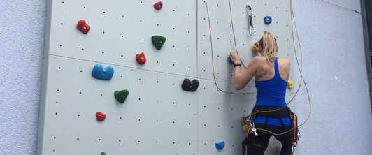 Klettern gegen die Sucht