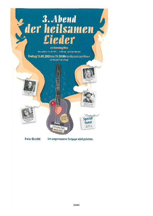 3. Abend der heilsamen Lieder 3. Abend der heilsamen Lieder