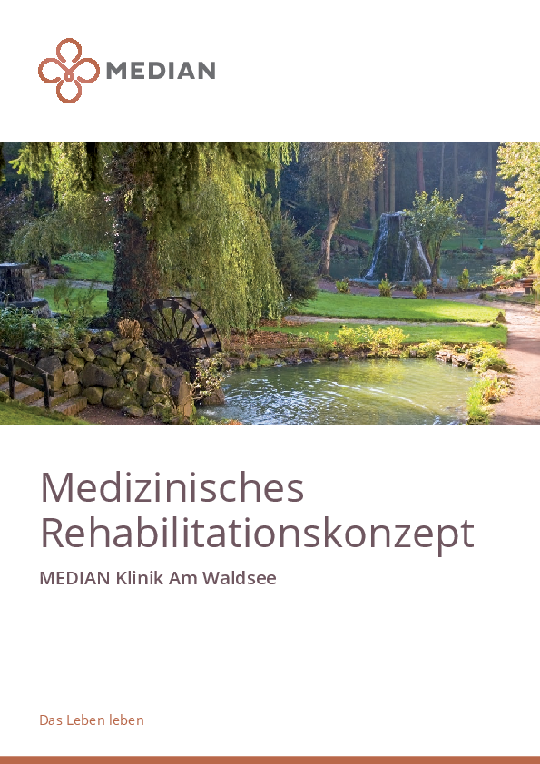 Infobroschüre Medizinisches Rehabilitationskonzept der MEDIAN Klinik am Waldsee