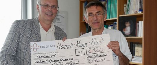 MEDIAN Heinrich-Mann-Klinik spendet für Dritte-Welt-Projekt