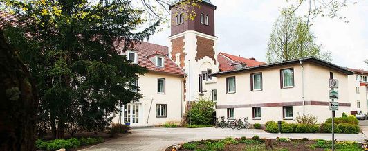 Außenansicht der MEDIAN Psychotherapeutische Klinik Bad Liebenwerda