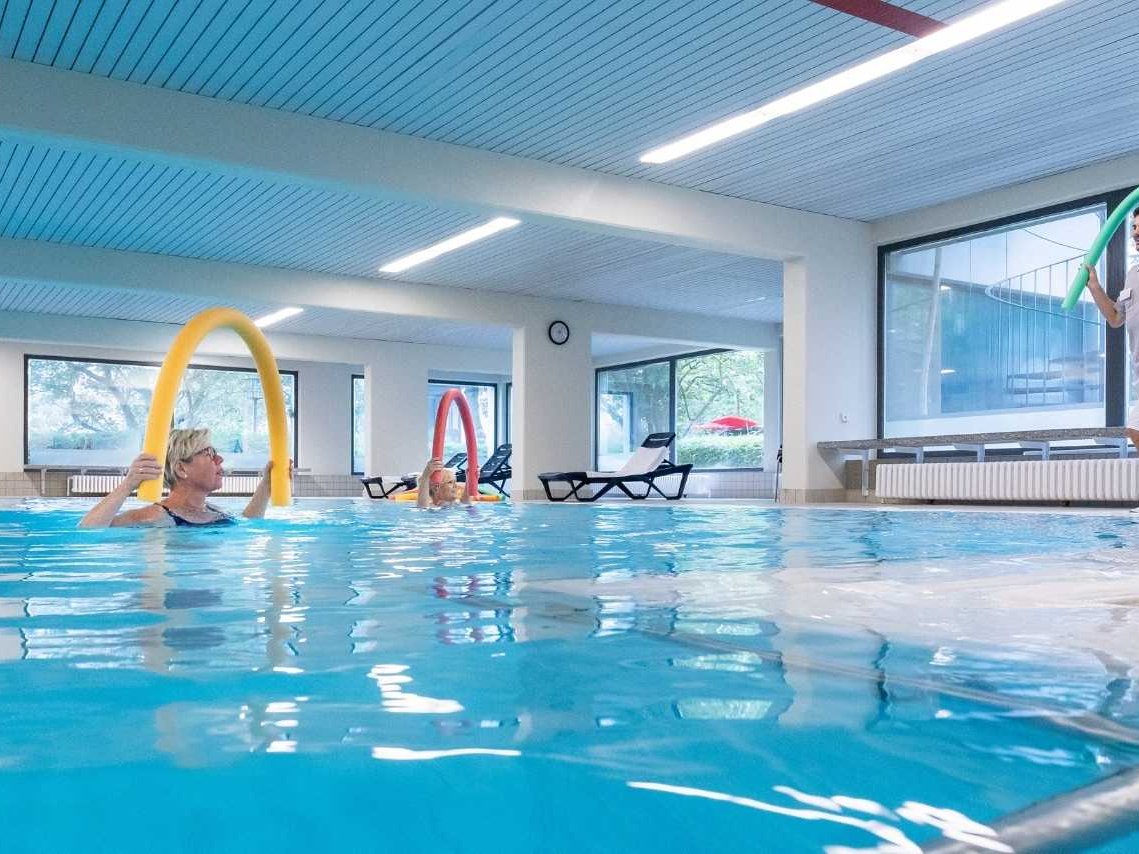Die Schwimmhalle der Einrichtung 