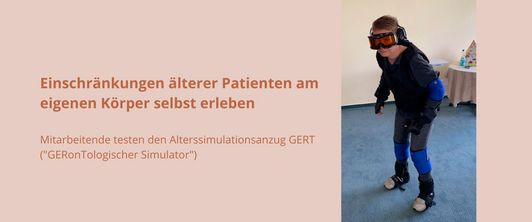 Einschränkungen älterer Patienten am eigenen Körper selbst erleben Einschränkungen älterer Patienten am eigenen Körper selbst erleben