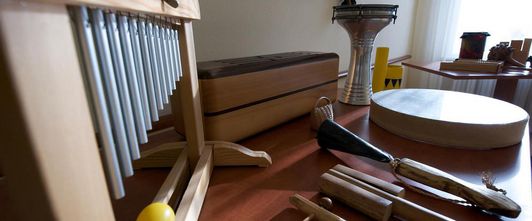 Musikinstrumente im MEDIAN Wohn- und Pflegeheim Pfalzstift Bad Dürkheim