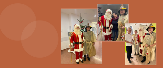 Nikolaus besucht unsere Mitarbeiter und Mitarbeiterinnen der Klinik Moselschleife