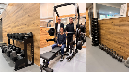 Wied´er Fitnessraum erhält make-over Wied´er Fitnessraum erhält make-over