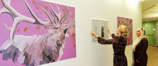 Ausstellung von Daniela Friederike Lüers in der AHG Klinik Waren Ausstellung von Daniela Friederike Lüers in der AHG Klinik Waren