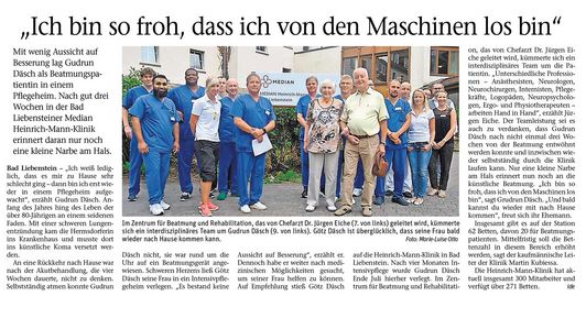 „Ich bin so froh, dass ich von den Maschinen los bin“