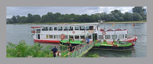 Ausflug des Soziotherapeutischen Zentrums Bad Dürkheim auf dem Rhein