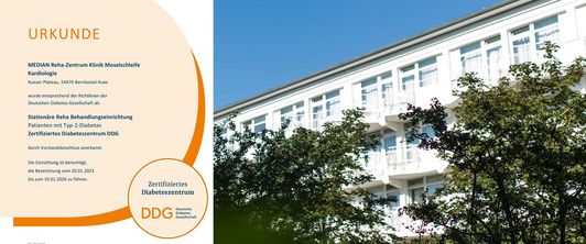 Zertifizierung der kardiologischen Abteilung der Klinik Moselschleife als Diabeteszentrum