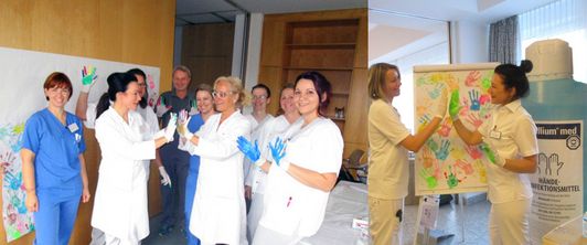 Händehygienetage der MEDIAN Klinik NRZ Magdeburg und der MEDIAN Klinik Flechtingen Händehygienetage der MEDIAN Klinik NRZ Magdeburg und der MEDIAN Klinik Flechtingen