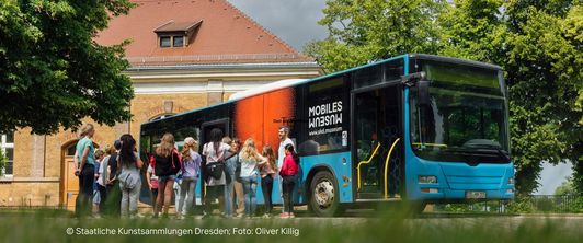 Das Mobile Museum besucht die Klinikschule „Geheimrat Richard Weger“