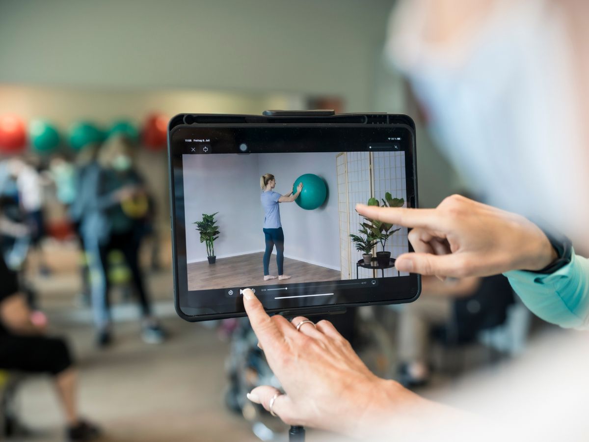 Digitale Nachsorge mit dem Tablett