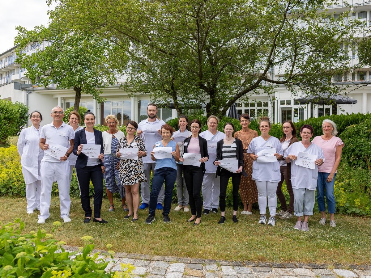 Ein Gruppenfoto vom Team 