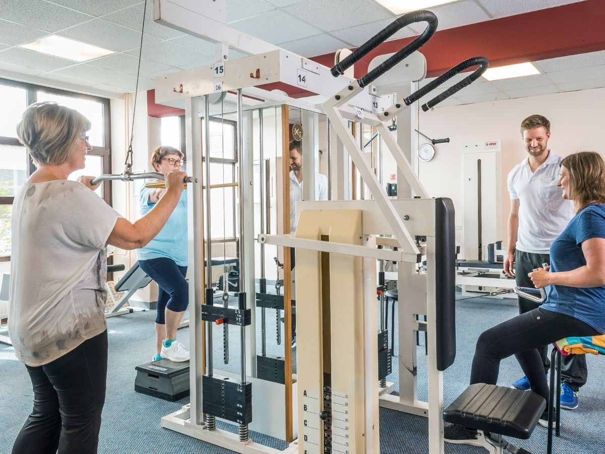 Personen die Sport betreiben 