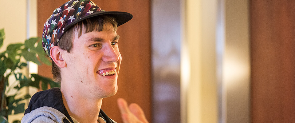 Junger Patient im MEDIAN Haus Talblick Bad Dürkheim