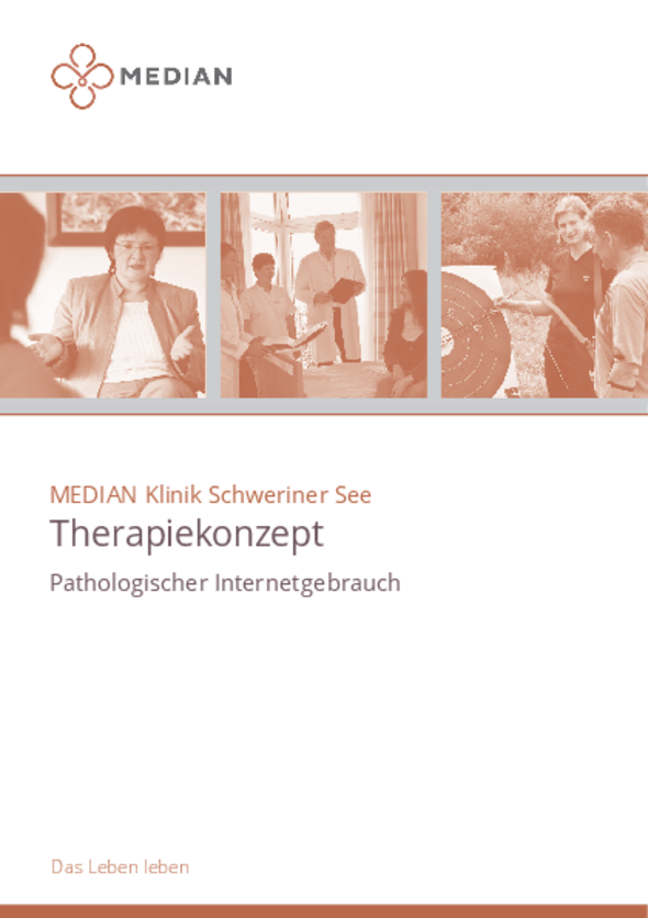 Infobroschüre Therapiekonzept Pathologischer Internetgebrauch der MEDIAN Klinik Schweriner See